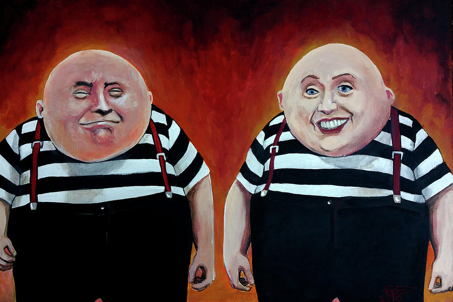 Twiddledee and Twiddledumb Painting by Tom Carlton