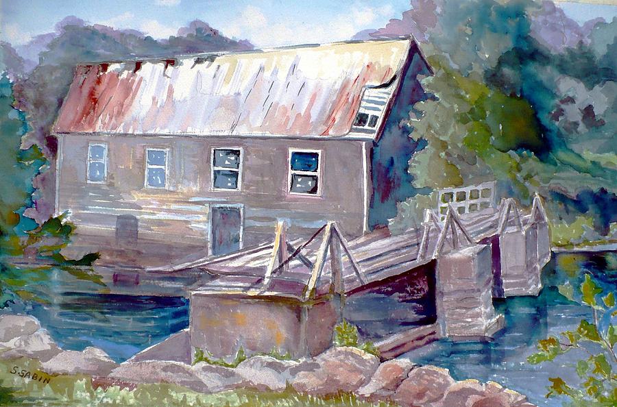 Twiddys Mill2 Painting by Saga Sabin