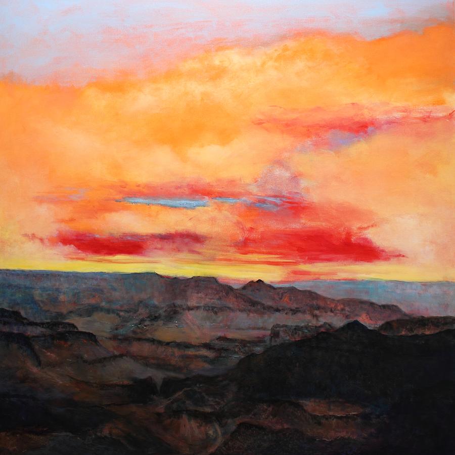 Twilight 8 Painting by M Diane Bonaparte