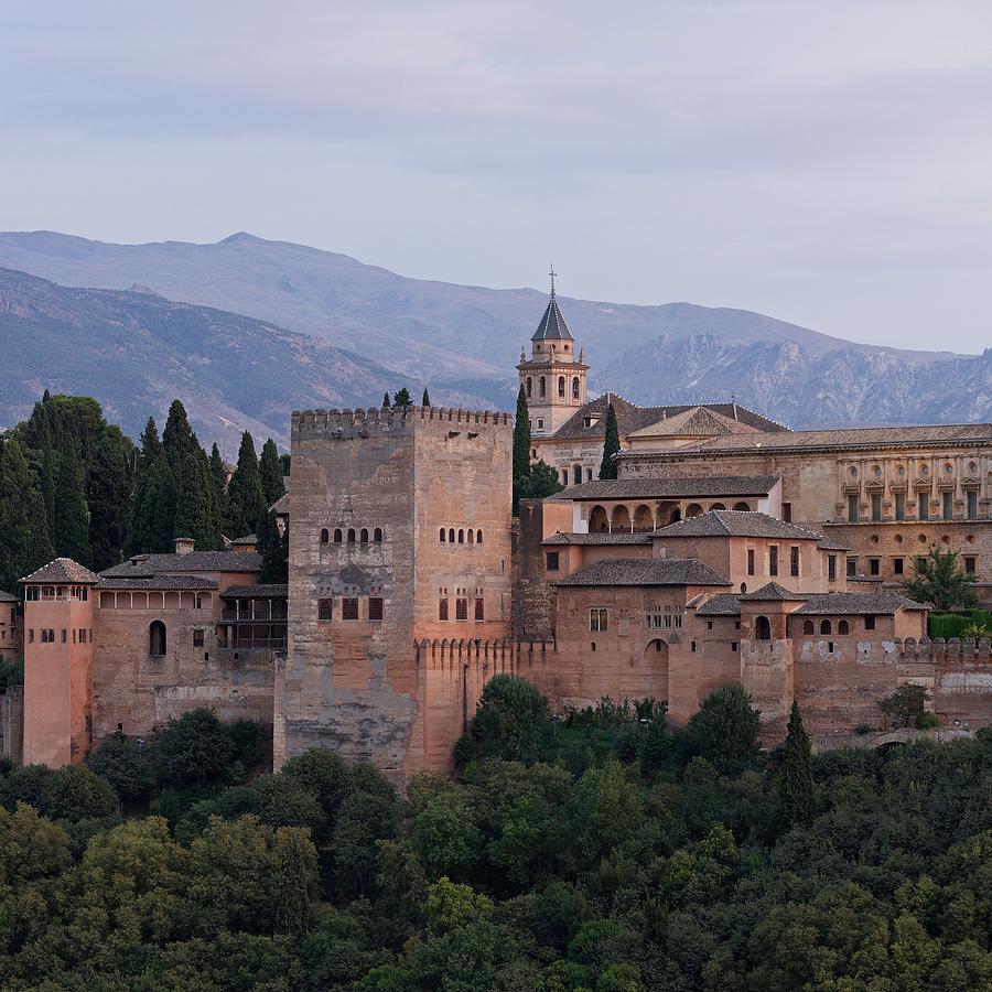 Twilight at the Alhambra Photograph by Stephen Taylor