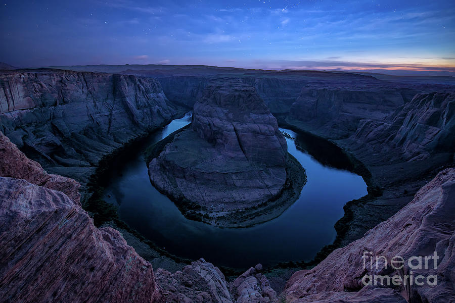 Twilight Canyon Photograph by Anthony Heflin