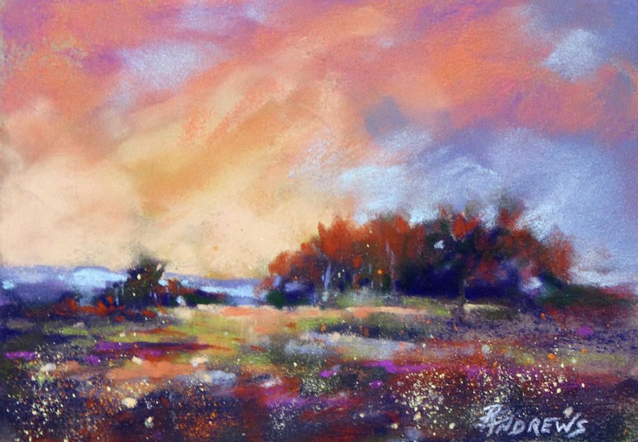 Sunset Painting - Twilight Display by Rae Andrews