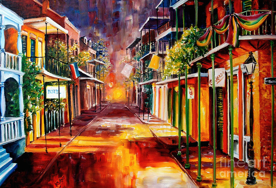 Twilight in New Orleans Painting by Diane Millsap