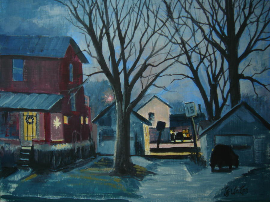 Twilight Painting by Judy Fischer Walton