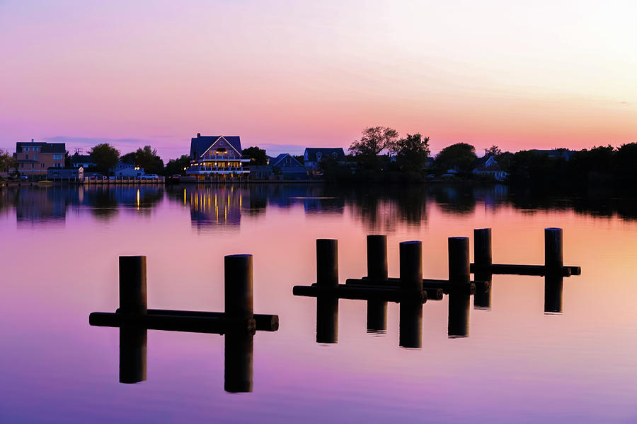 Twilight Lake Sunset Photograph by Kathleen McGinley