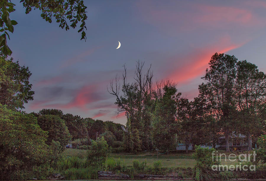 Twilight Moonrise Photograph by Rod Best