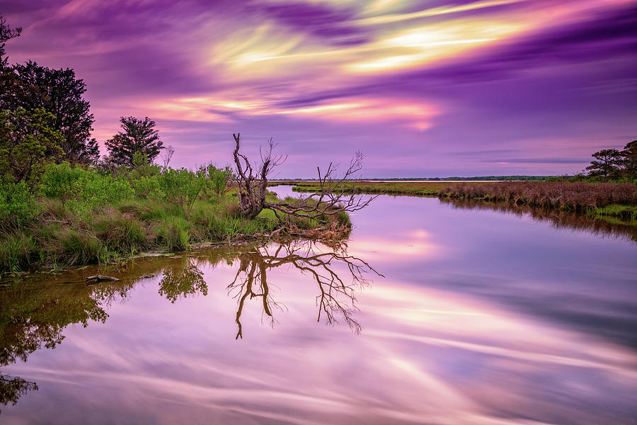 Assateague Island Photograph - Twilight on Assateague Island by Rick Berk Assateague Island Photograph - Twilight on Assateague Island by Rick Berk