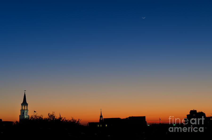 Twilight Over Charleston Photograph
