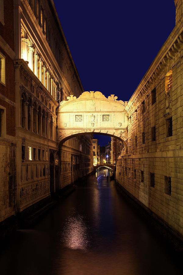 Twilight over the Bridge of Sighs Photograph by Andrew Soundarajan