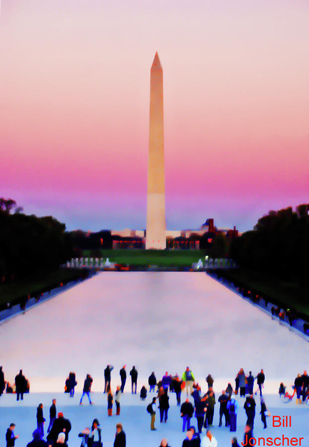 Twilight over the Mall, DC Photograph by Bill Jonscher