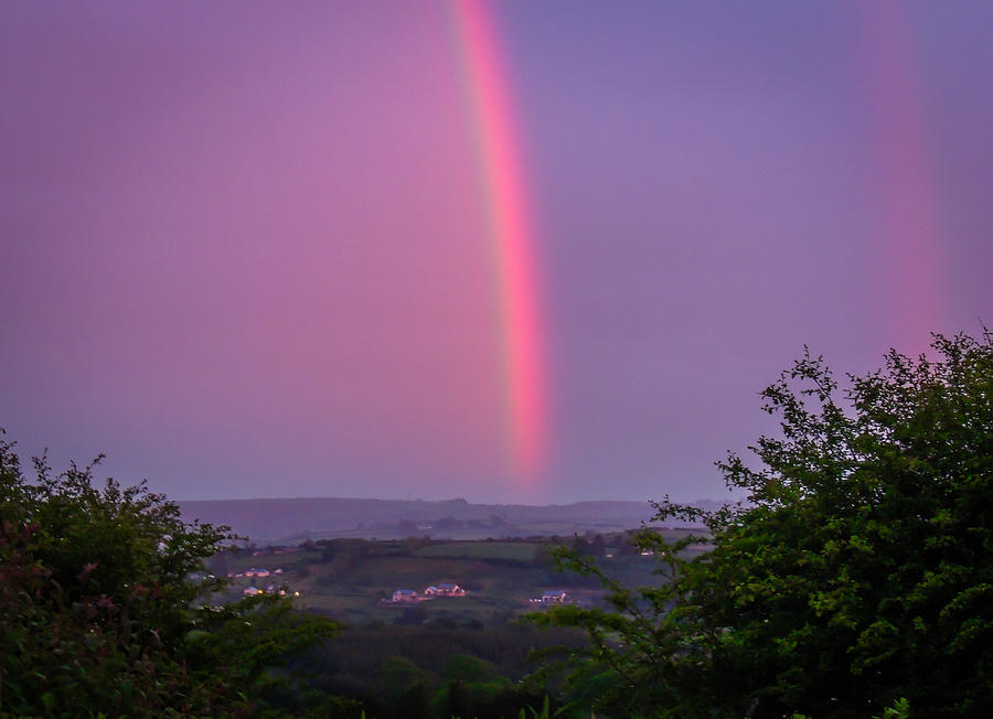 Twilight Rainbow over Ireland Photograph by James Truett