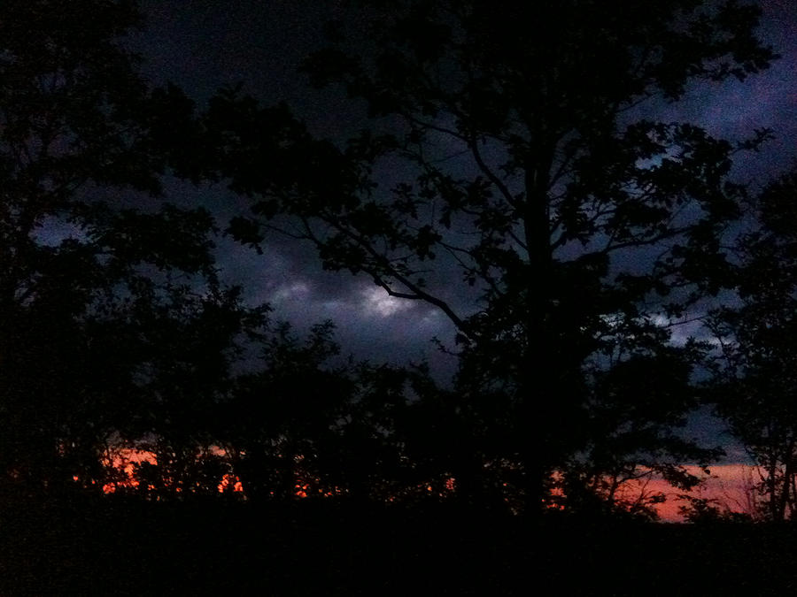 Night Photograph - Twilight by Sara Efazat Night Photograph - Twilight by Sara Efazat