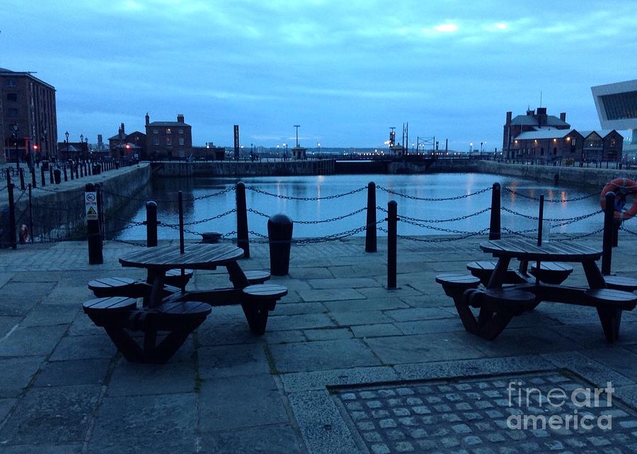 Twilight Time at Albert Dock Photograph by Joan-Violet Stretch