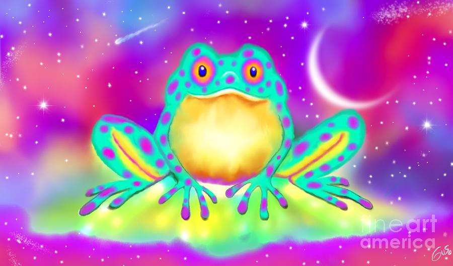 Twilight Toad Painting by Nick Gustafson