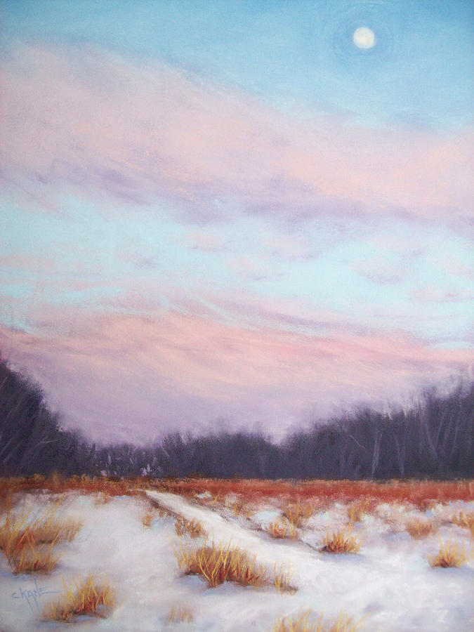 Twilight Winter Whisper Pastel by Christine Camp