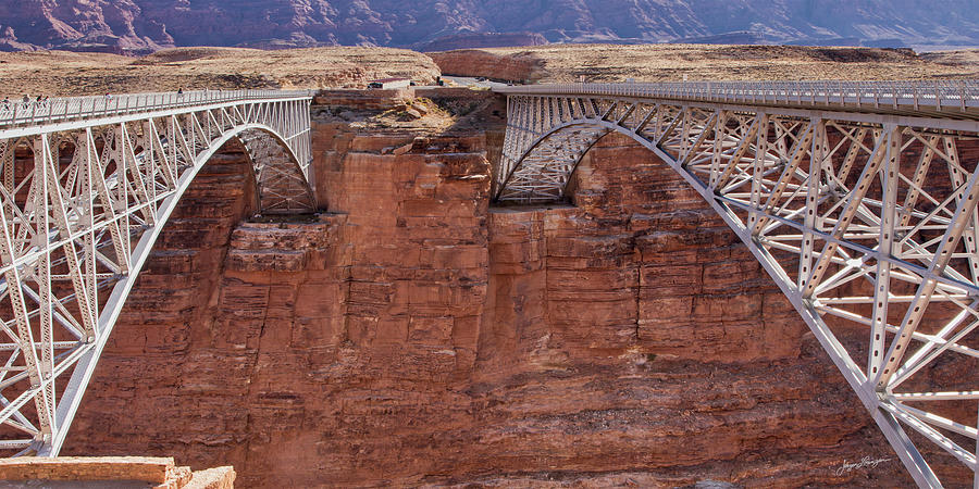 Twin Bridges Photograph by Jurgen Lorenzen