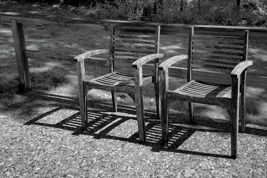 Twin Chairs Photograph by James Barber