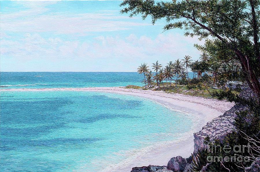Twin Cove Paradise Painting by Eddie Minnis