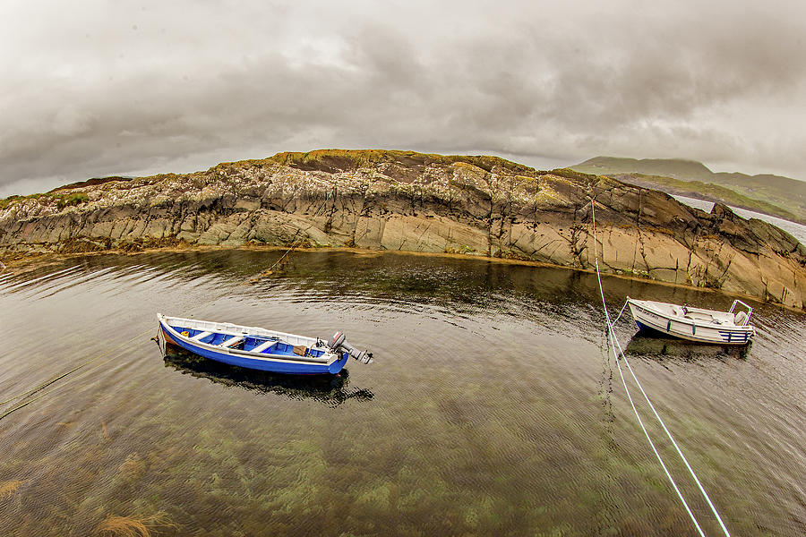 Twin fishing boats Photograph by Ed James