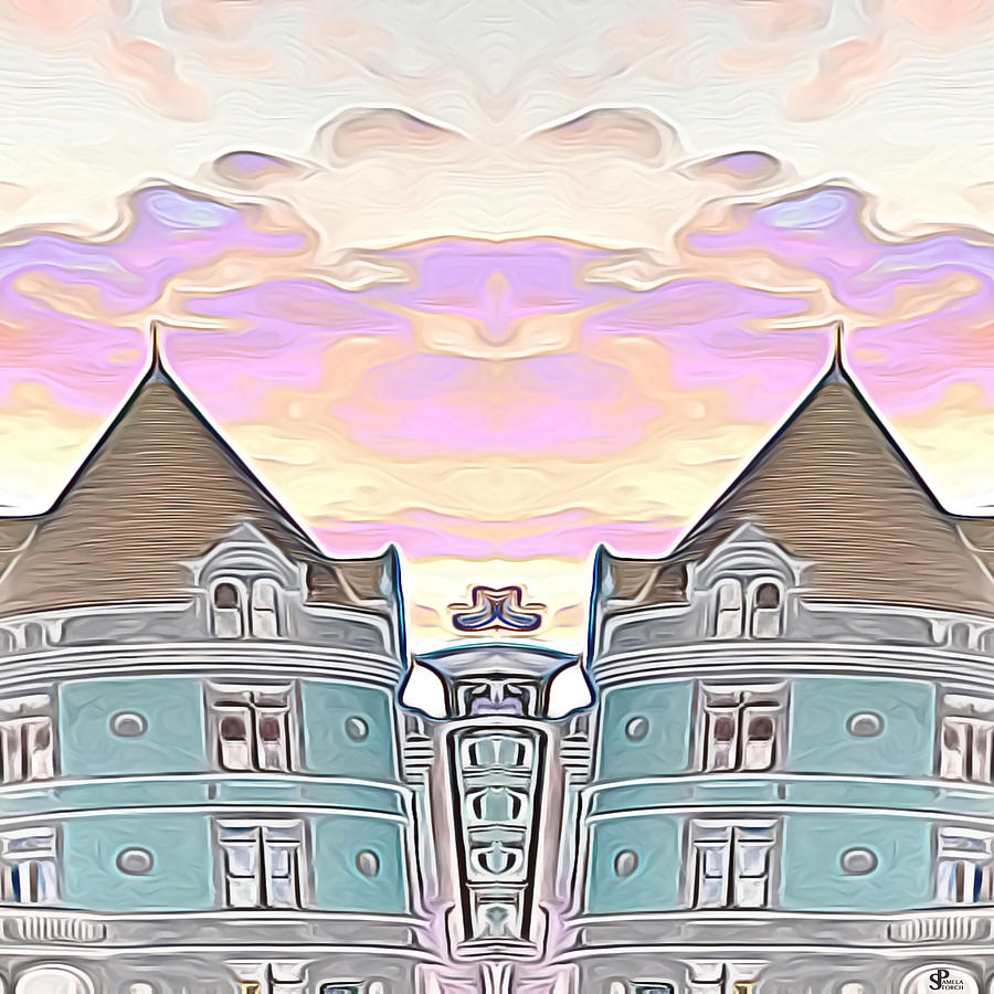 Twin Flame Towers of Blessing Digital Art by Pamela Storch