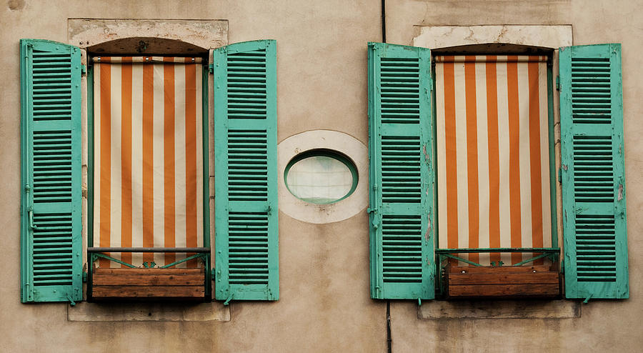 Twin French Windows Photograph by Jani Freimann