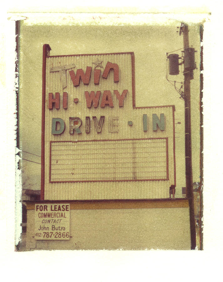 Pittsburgh Photograph - Twin Hi-Way Drive-In Sign by Steven Godfrey