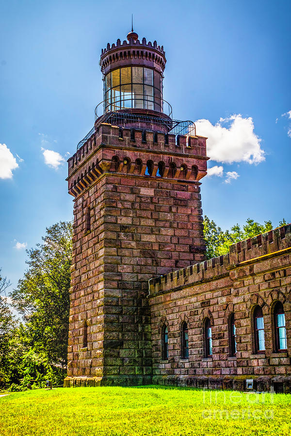 Twin Lights South Tower Photograph by Nick Zelinsky Jr