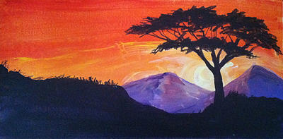 Twin Peaks at Dusk by Richard Fritz Twin Peaks at Dusk by Richard Fritz