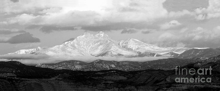 Twin Peaks Black and White Panorama Photograph by James BO Insogna