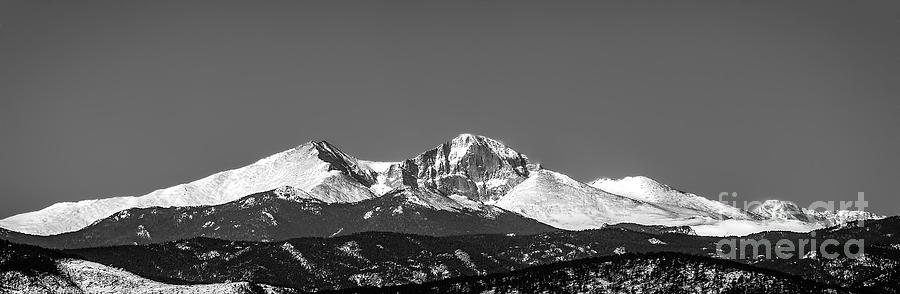Twin Peaks in Black and White Photograph by Jon Burch Photography