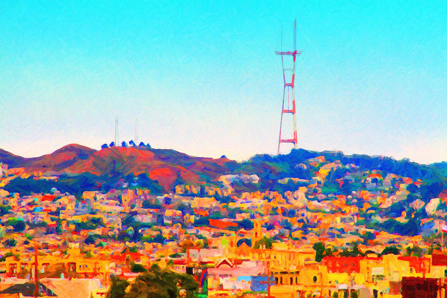 Twin Peaks in San Francisco Photograph by Wingsdomain Art and Photography