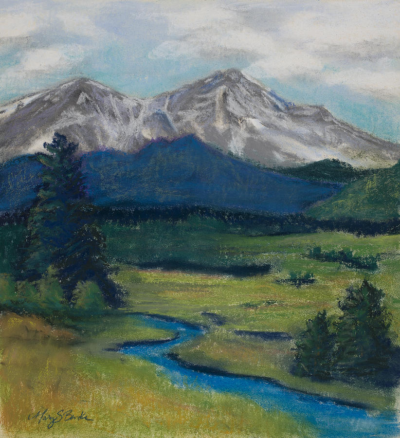 Twin Peaks Pastel by Mary Benke