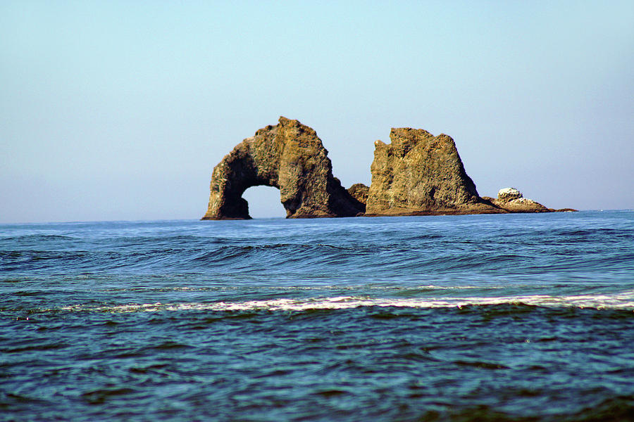 Twin Rocks at Rockaway Beach Photograph by Ben Upham III