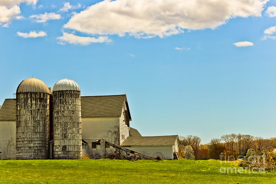 Twin Silos Photograph by Colleen Kammerer