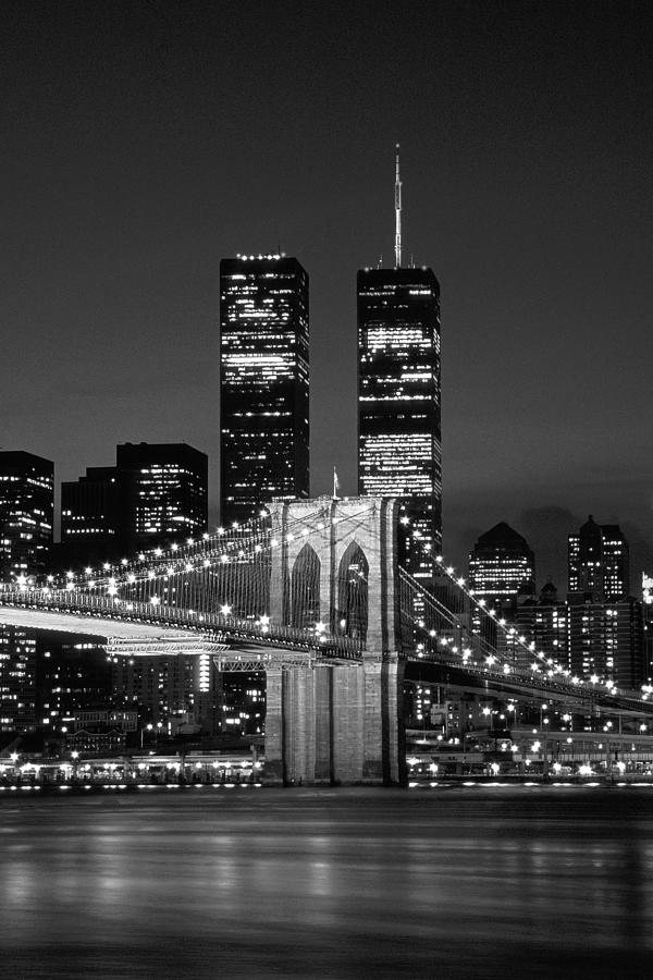 Twin Towers Black and White Photograph by James Brisciana - Fine Art ...