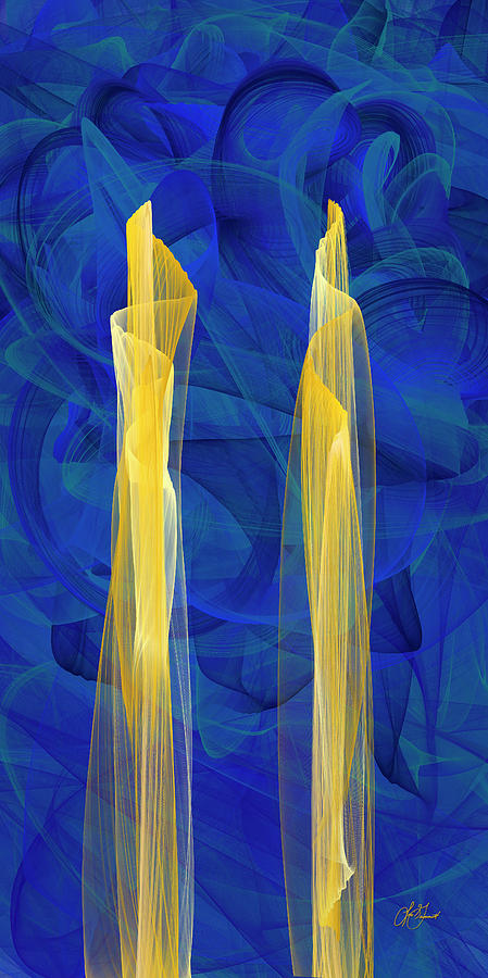 Twin Towers Digital Art by Lori Grimmett