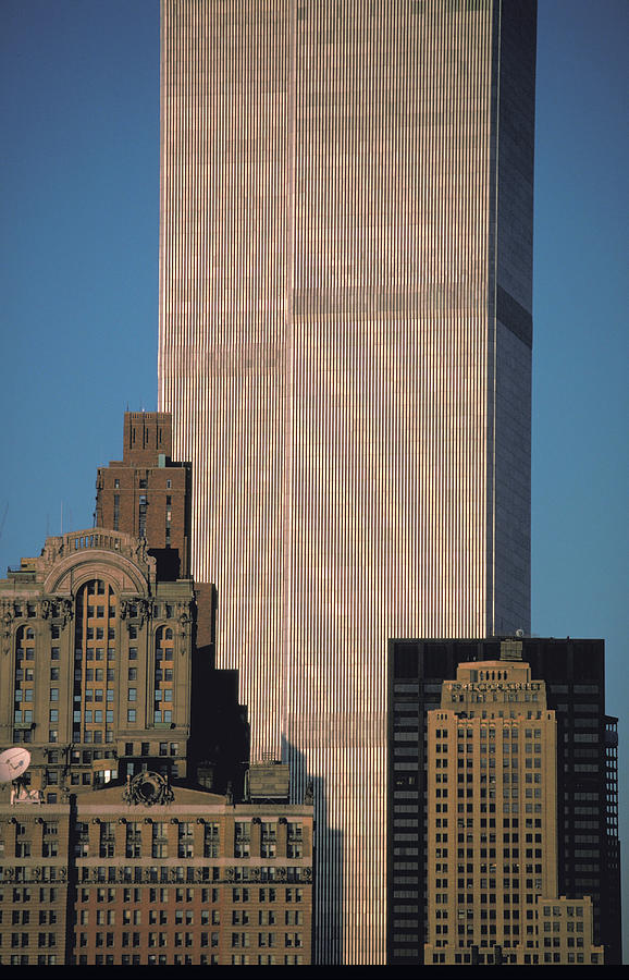Twin Towers of World Trade Center Photograph by Carl Purcell | Fine Art ...