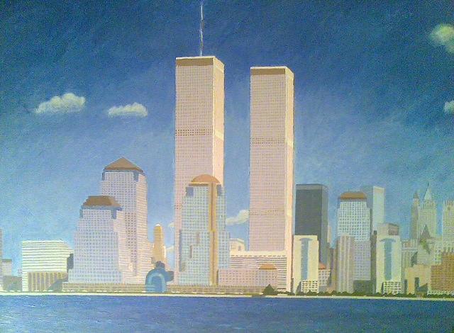 Twin Towers Painting by Pedro Domingo | Fine Art America