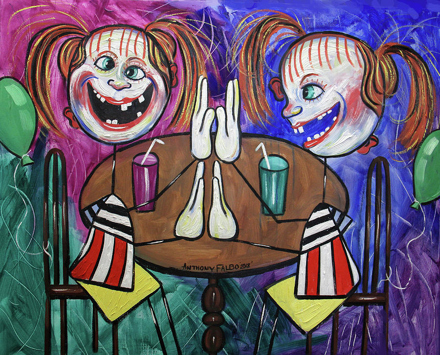 Twins Painting by Anthony Falbo