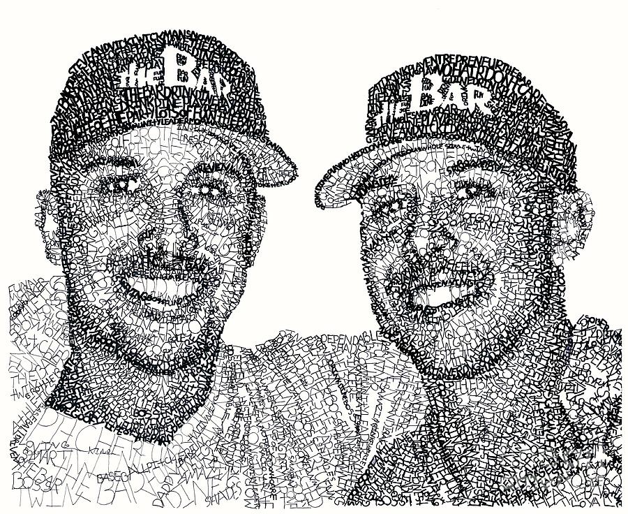 The Bar Drawing - Twins by Michael Volpicelli
