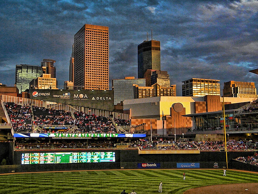 Twins Stadium Photograph by Laurie Prentice - Fine Art America