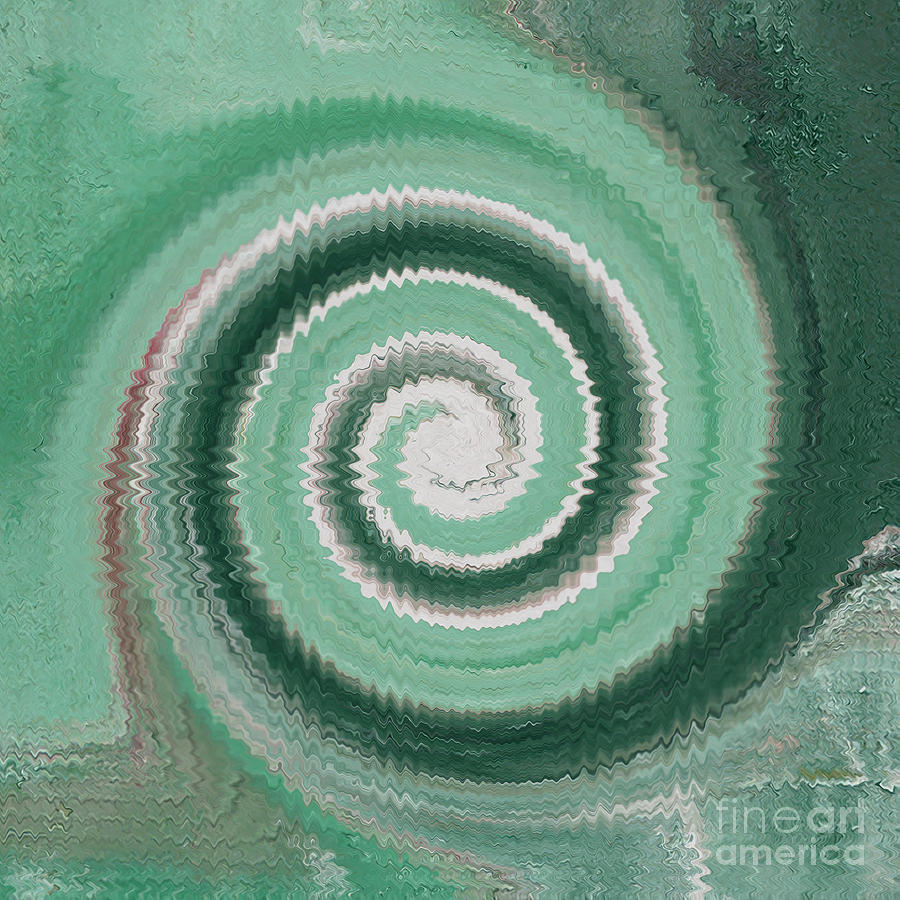 Twirl Green  Painting by Gull G