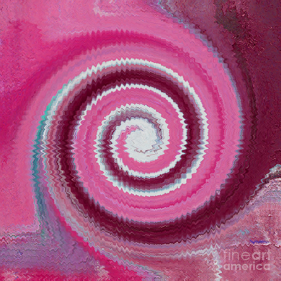 Twirl Pink  Painting by Gull G