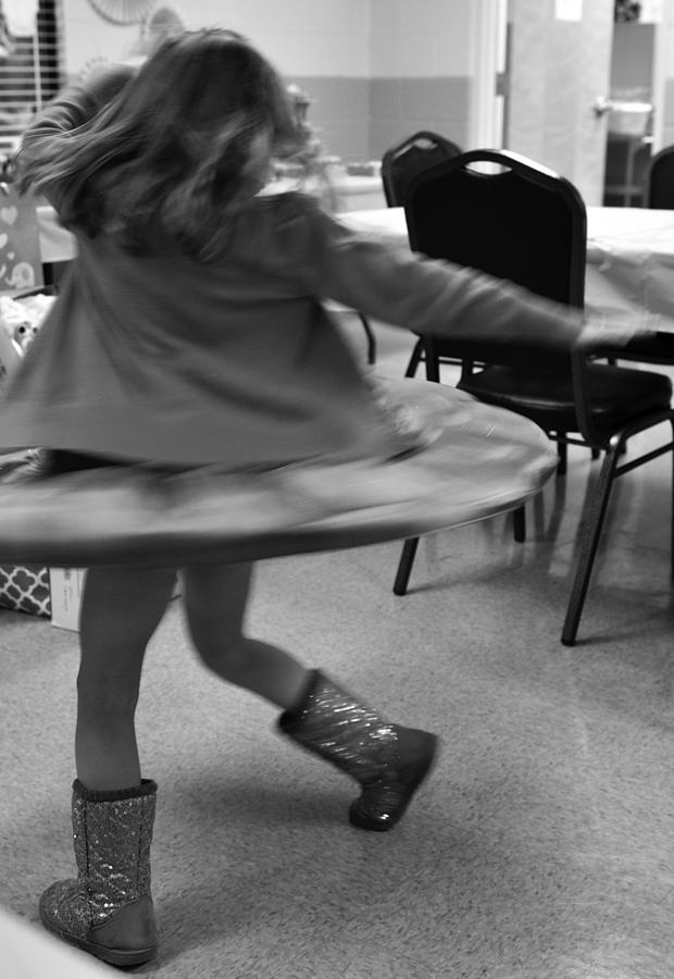 Twirling Girl  Photograph by Mary Hahn Ward