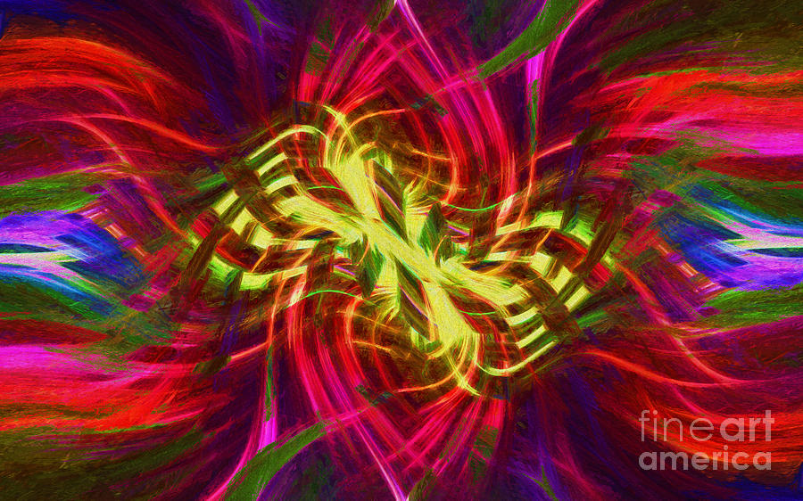 Abstract Photograph - Twirly Mandala 02 by Jack Torcello