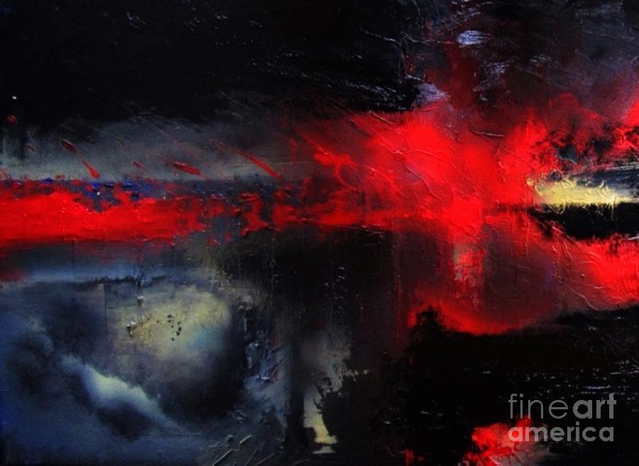 Abstract Painting - Twist Of Fate - 5 by Sarah Rachel