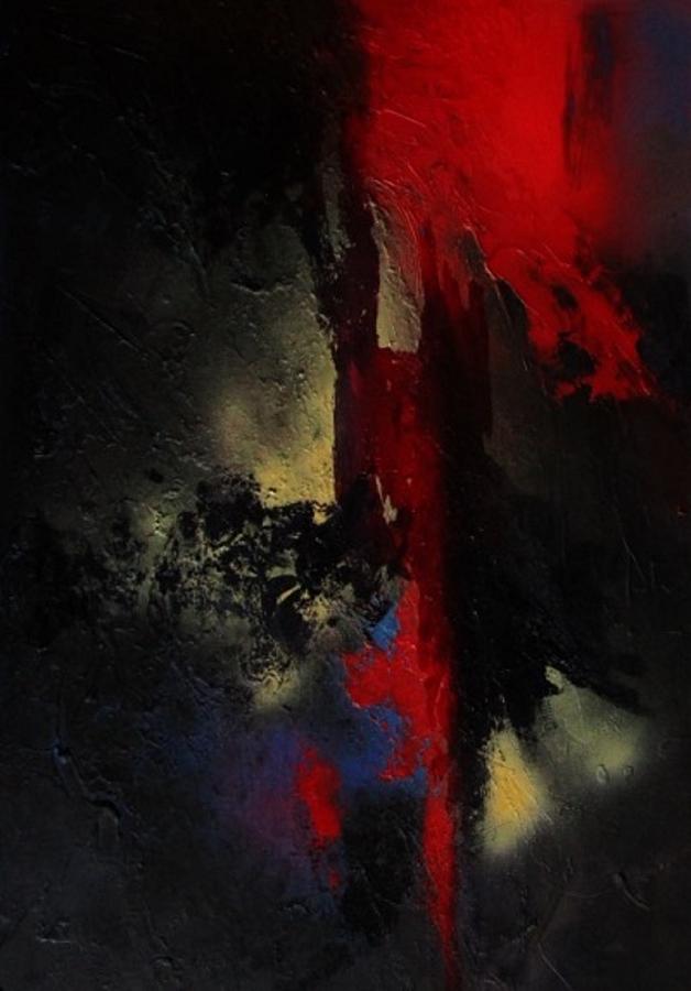 Abstract Painting - Twist Of Fate - series no.6 by Sarah Rachel