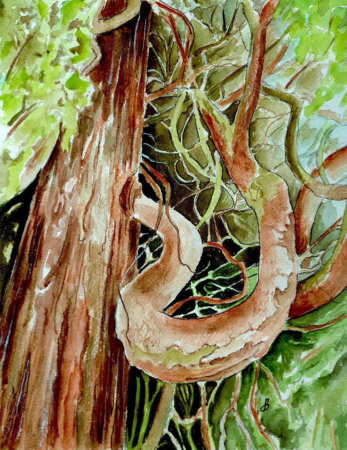 Twisted Painting by Brenda Owen