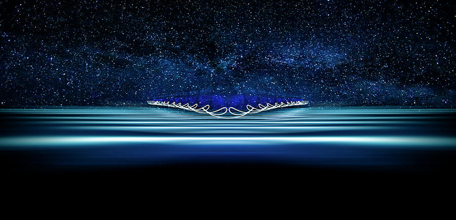 Twisted Light in Space 2 Digital Art by Pelo Blanco Photo