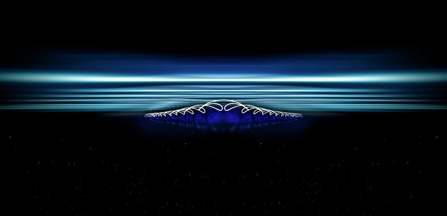 Twisted Light in Space Digital Art by Pelo Blanco Photo